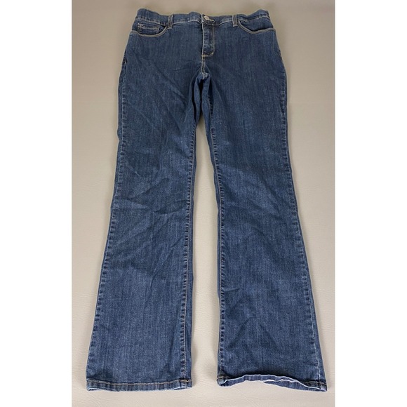 NYDJ Not Your Daughters Jeans Women's 14 Blue Denim Bootcut Lift Tuck Technology - Picture 1 of 14